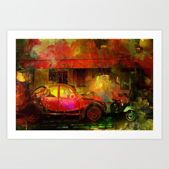 The street bistrot Art Print