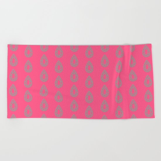 Happy Pear Gems Beach Towel