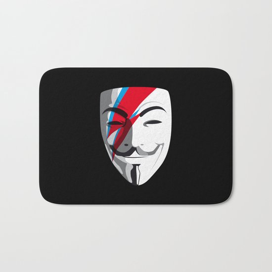 Who wants to be Anonymous? Let's be Fabulous! Viggy Starfawkes. Bath Mat