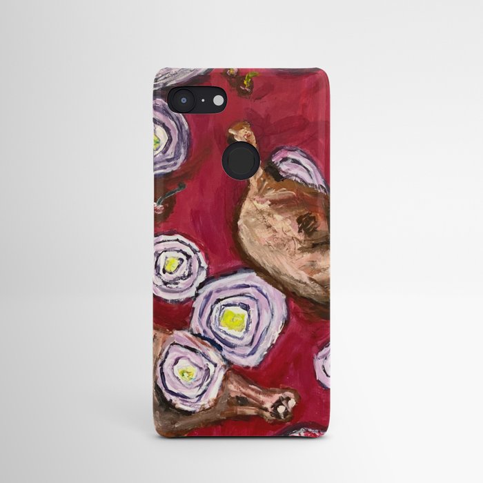 Onion, cherry, chicken Android Case