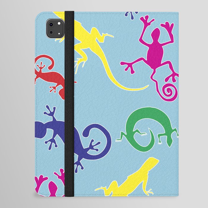 Colorful Reptiles iPad Folio Case