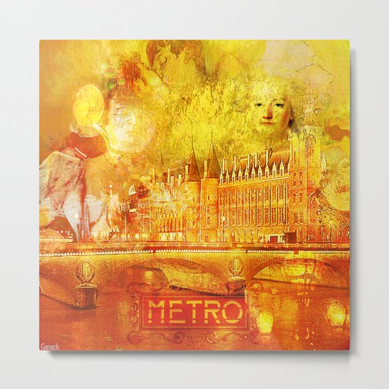 PARIS Metal Print