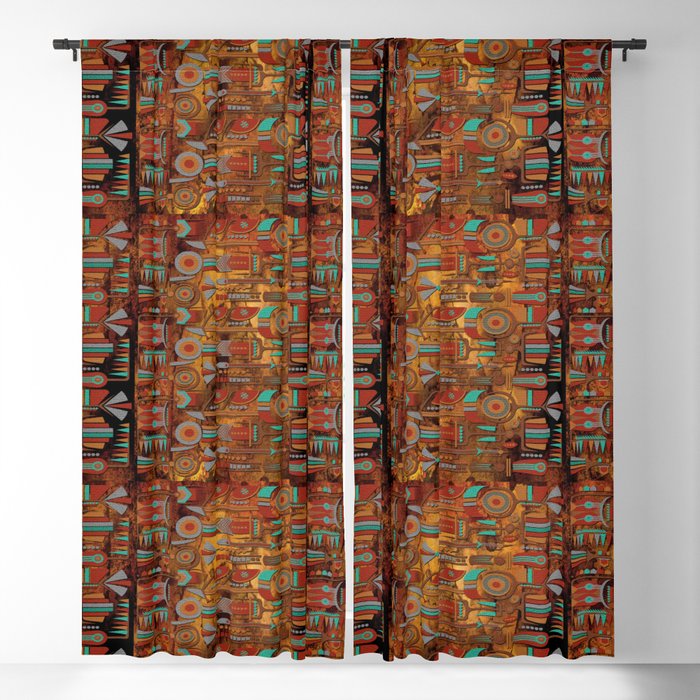 Mohave Native American Art Blackout Curtain