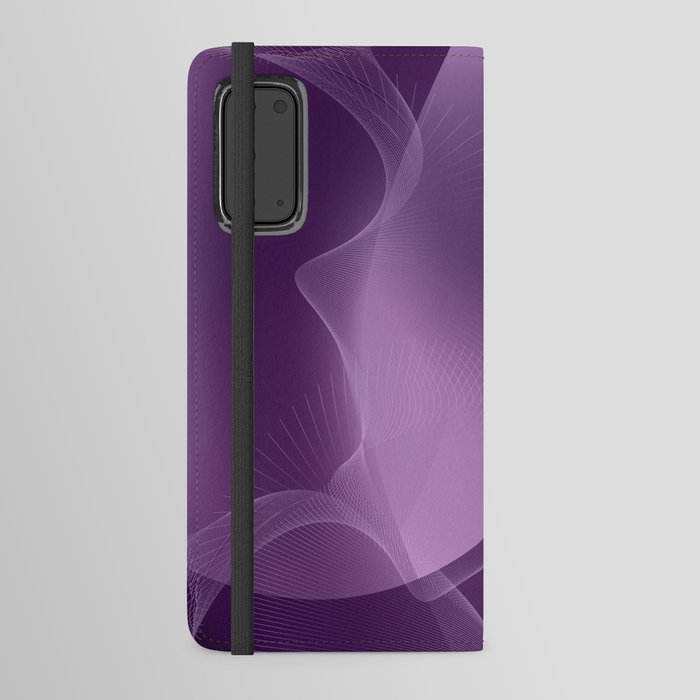 Abstract Purple Ombre Android Wallet Case