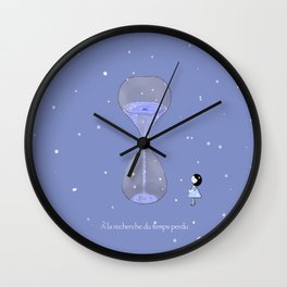 Bluey in search of lost time Wall Clock