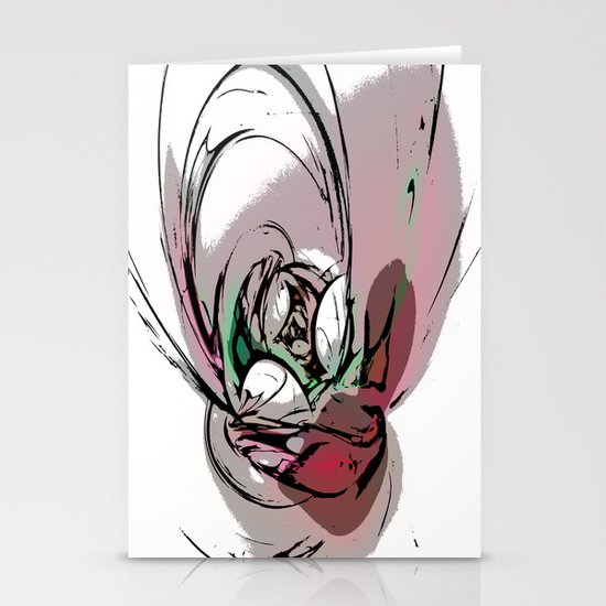 Fractal Comic Art Stationery Cards