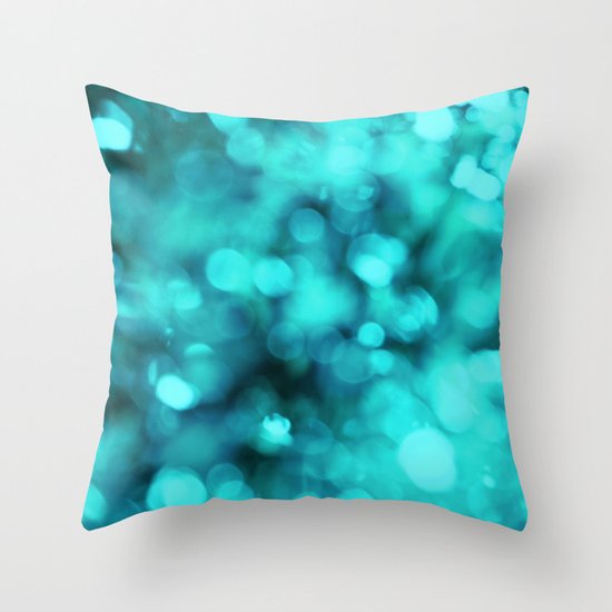 Bokeh: Under The Sea Throw Pillow