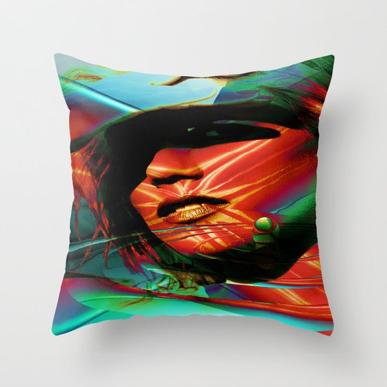 Here Kitty! Throw Pillow