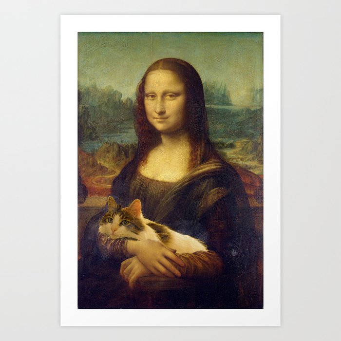 Mona Lisa's Jewel Art Print