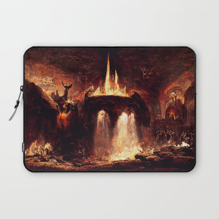 Lucifer Throne in Hell Laptop Sleeve