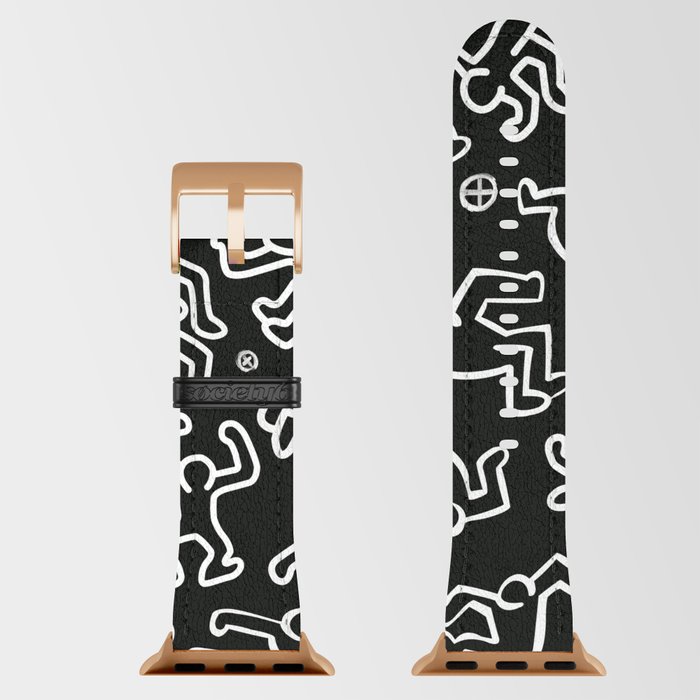 I Heart Art Keith Haring Inspired Apple Watch Band Watch -  Sweden