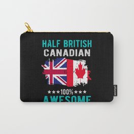 Half British Half Canadian Carry-All Pouch