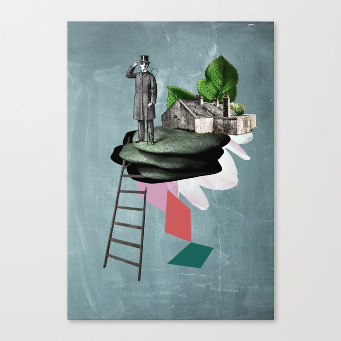Surreal Collage Canvas Print