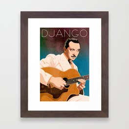 Django Reinhardt – Jazz Manouche Framed Art Print