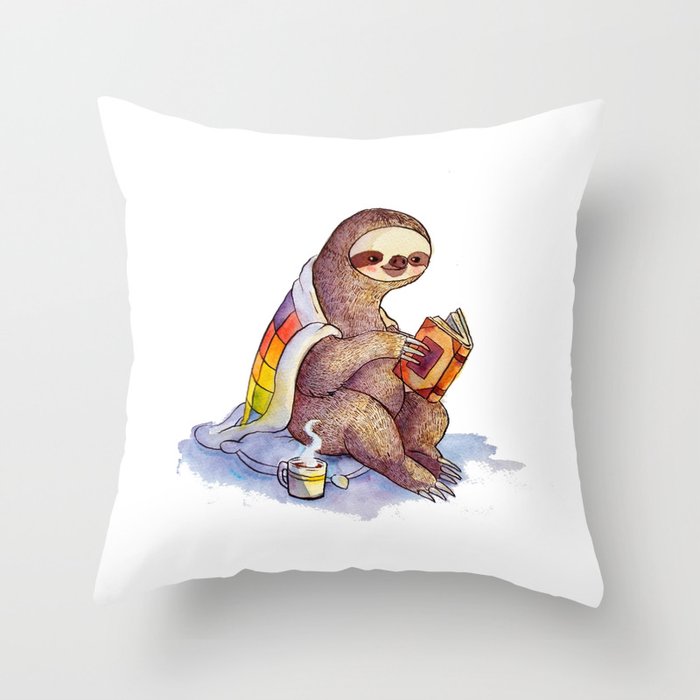 sloth shaped pillow