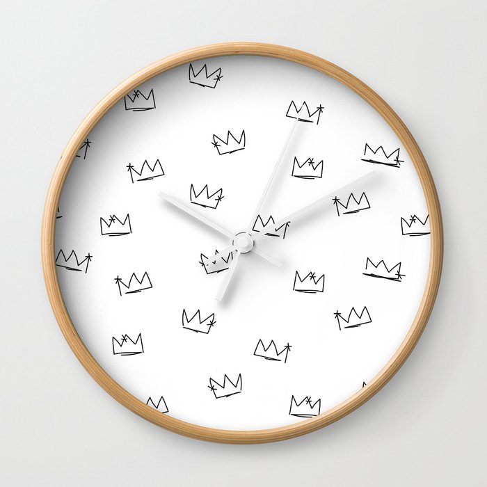 Crowns Reverse Wall Clock