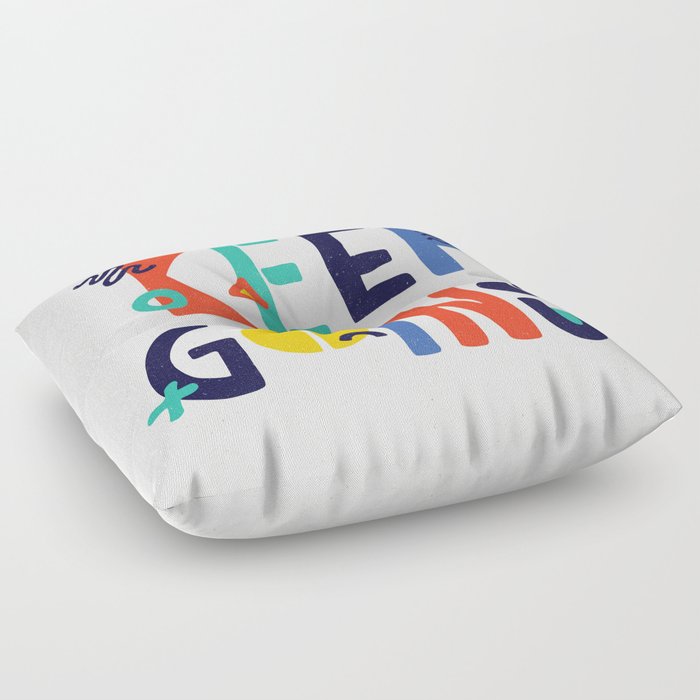 Keep Going Colorful Memphis Typography Funny Poster Hand Lettered