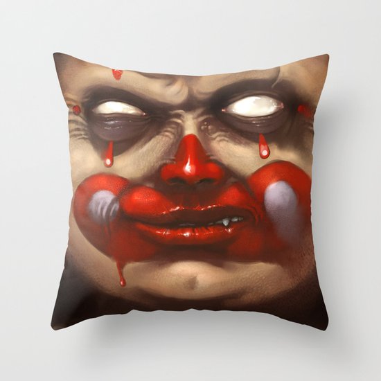 Hide your Children Throw Pillow