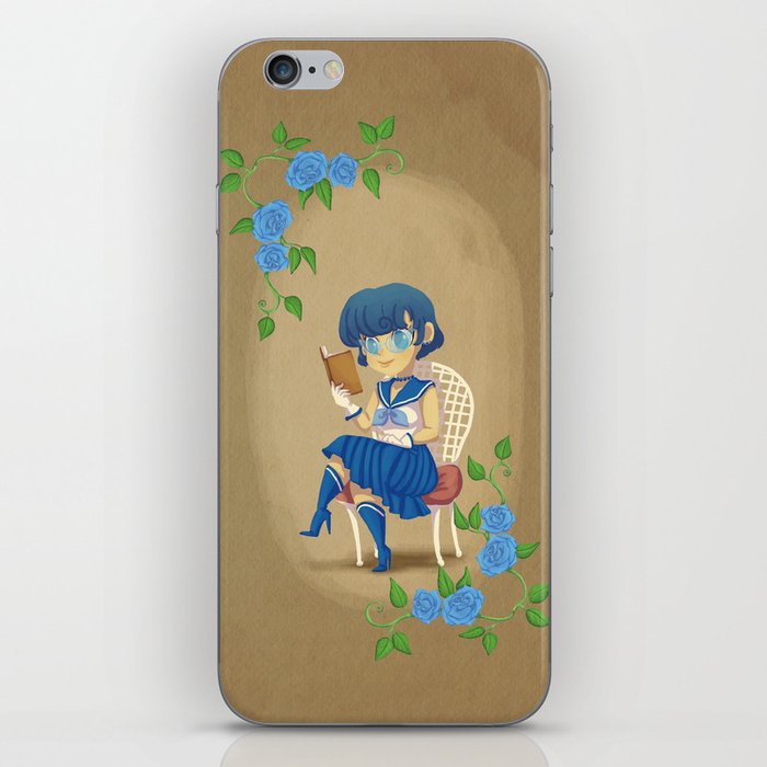 Retro Sailor Mercury iPhone Skin
