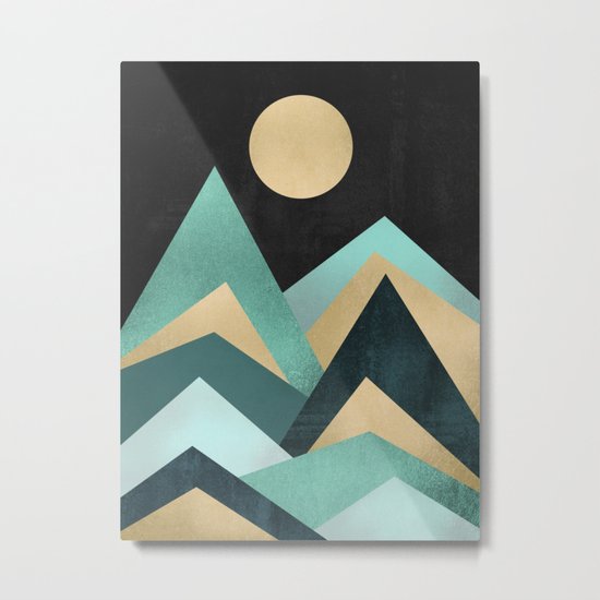 Waves Metal Print