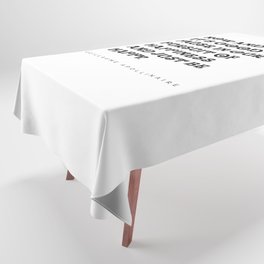 Now And Then - Guillaume Apollinaire Quote - Literature - Typography Print Tablecloth