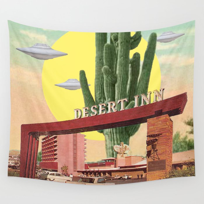 Desert Inn (Square) Wall Tapestry