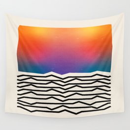 Vintage California Waves Wall Tapestry