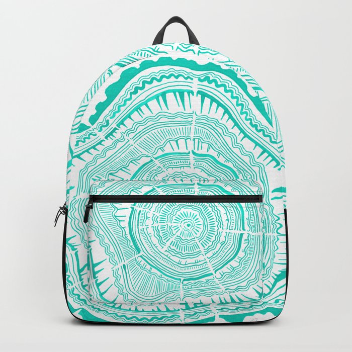 Turquoise Tree Rings Backpack