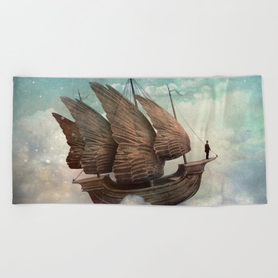 Flying Merchant Beach Towel