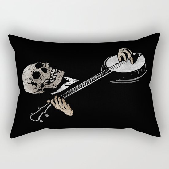 Skullboys' Banjo Blues Rectangular Pillow