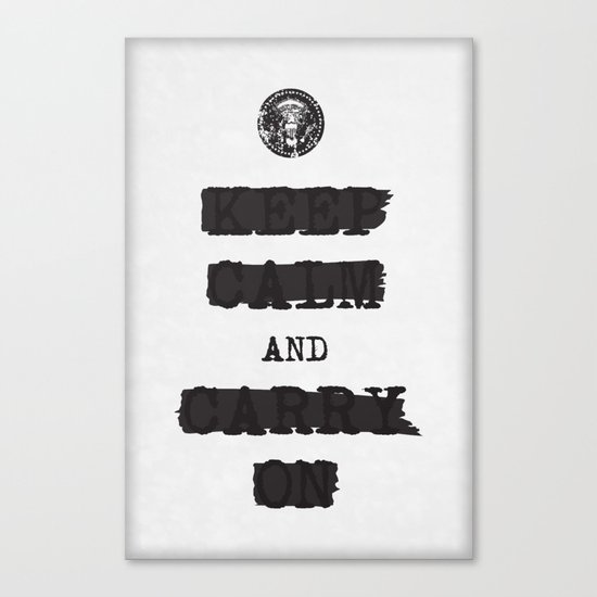 redacted. Canvas Print