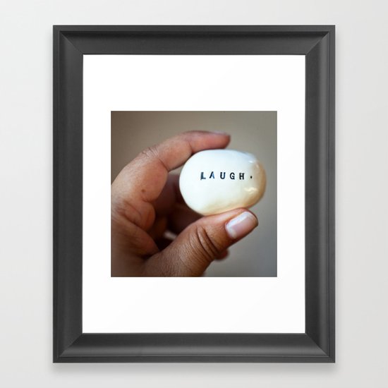 Laugh Framed Art Print