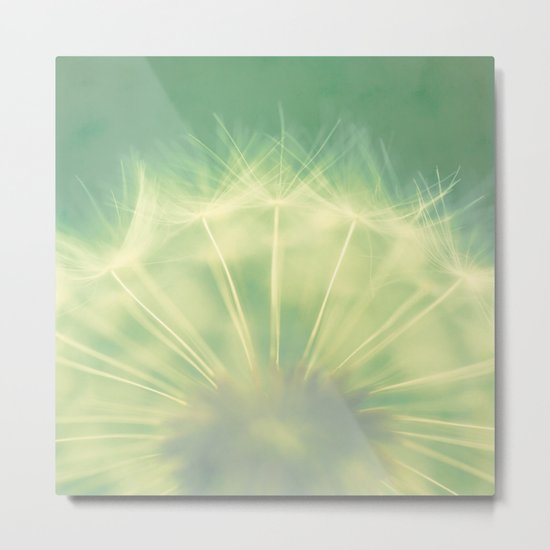 Green Metal Print