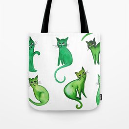 Massachusetts Cat Pattern Tote Bag