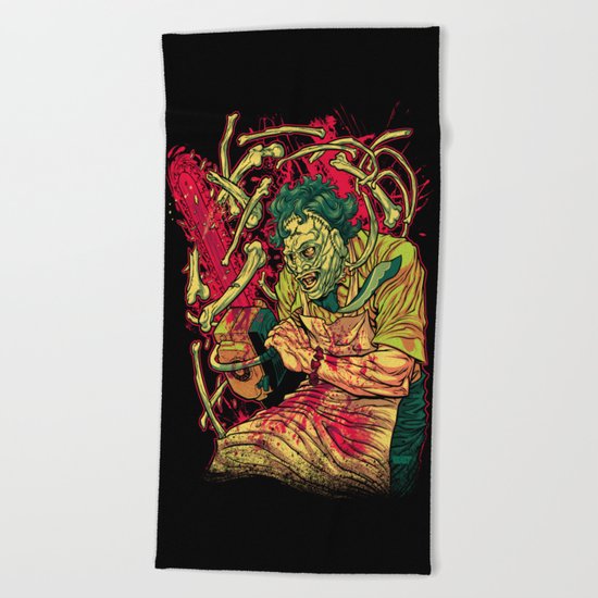 MASSACRE! Beach Towel
