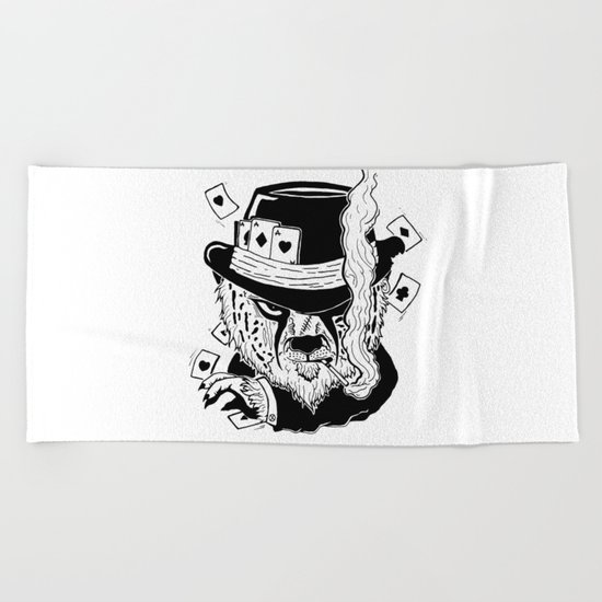 Cheat'n Cheetah Beach Towel
