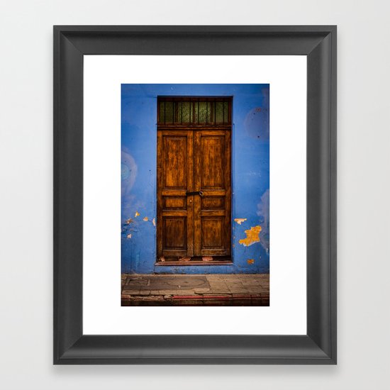 Azul Framed Art Print