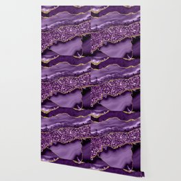 Agate Glitter Ocean Texture 02 Wallpaper