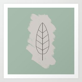 Willow Leaf Art Print