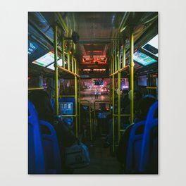 The Night Bus Canvas Print
