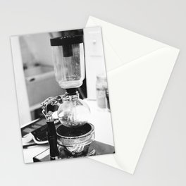Vertical Coffee Brewer Stationery Cards