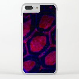 Turtle Magenta jGibney The MUSEUM Society6 Clear iPhone Case
