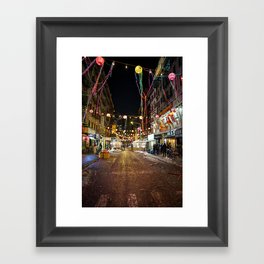 Lunar New Year in Chinatown | New York City | Travel Photography Framed Art Print