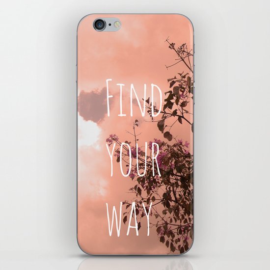 Find your way iPhone & iPod Skin