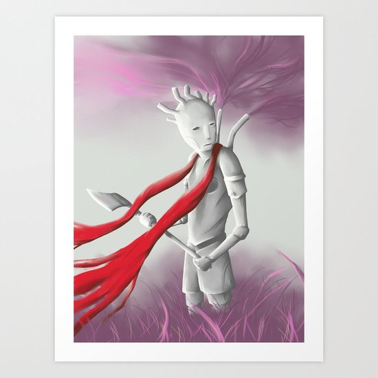 The Tin man Art Print