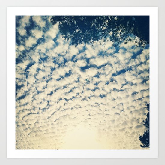 Clouds Effect Art Print