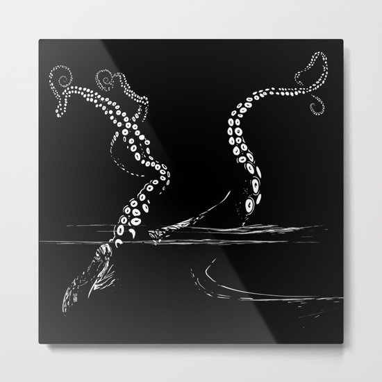 -//-octopus interference -//- Metal Print