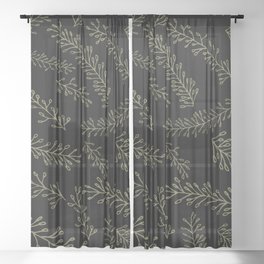 Forest Floor Sheer Curtain