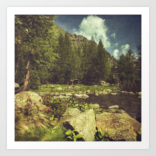Alpine Idyll Art Print