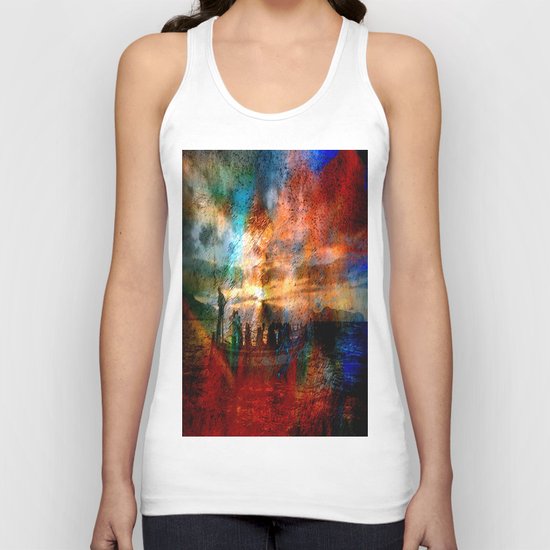 Abstract Landscape Unisex Tank Top